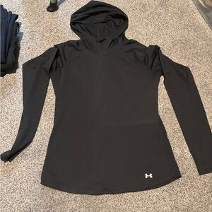 Black under armour hooded sweatshirt